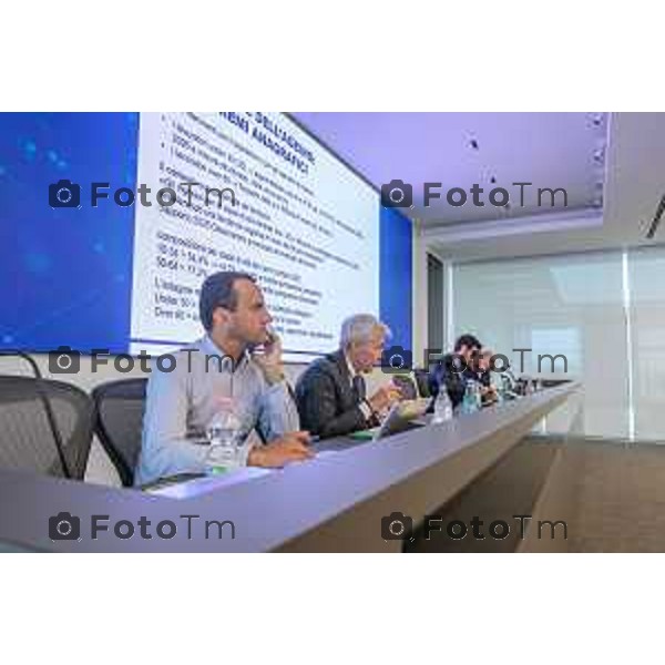 presentazione dello stato del mercato del lavoro a Bergamo e dei principali risultati emersi dall’indagine annuale sul lavoro promossa dal sistema Confindustria, con un approfondimento sulle dinamiche che interessano le imprese del territorio.Bergamo 6-luglio 2026 cronaca Bergamo Italia Foto Tiziano Manzoni Lapresse