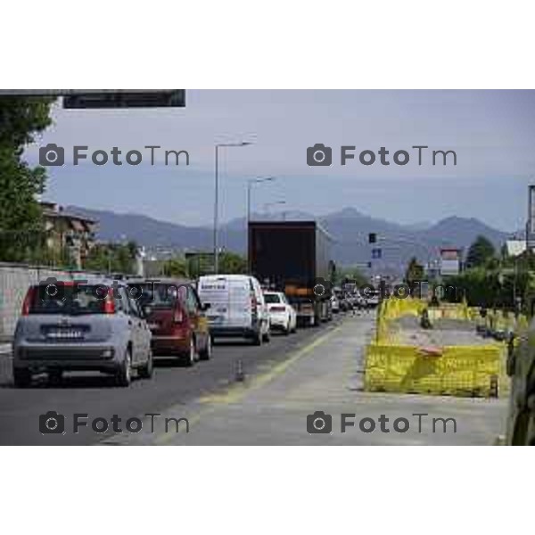 Bergamo Bergamo Tratta Ebrt da Bergamo a Dalmine. 8 luglio 2026 cronaca Bergamo Italia Foto Tiziano Manzoni Lapresse