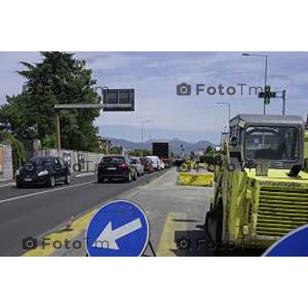 Bergamo Bergamo Tratta Ebrt da Bergamo a Dalmine. 8 luglio 2026 cronaca Bergamo Italia Foto Tiziano Manzoni Lapresse