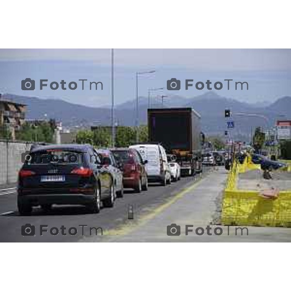 Bergamo Bergamo Tratta Ebrt da Bergamo a Dalmine. 8 luglio 2026 cronaca Bergamo Italia Foto Tiziano Manzoni Lapresse