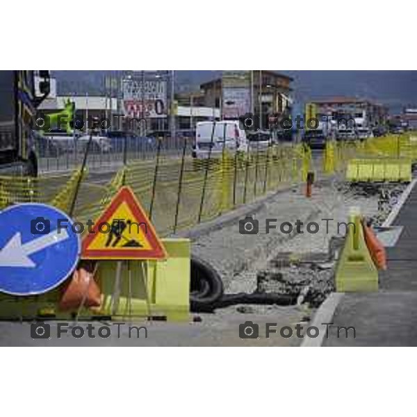 Bergamo Bergamo Tratta Ebrt da Bergamo a Dalmine. 8 luglio 2026 cronaca Bergamo Italia Foto Tiziano Manzoni Lapresse
