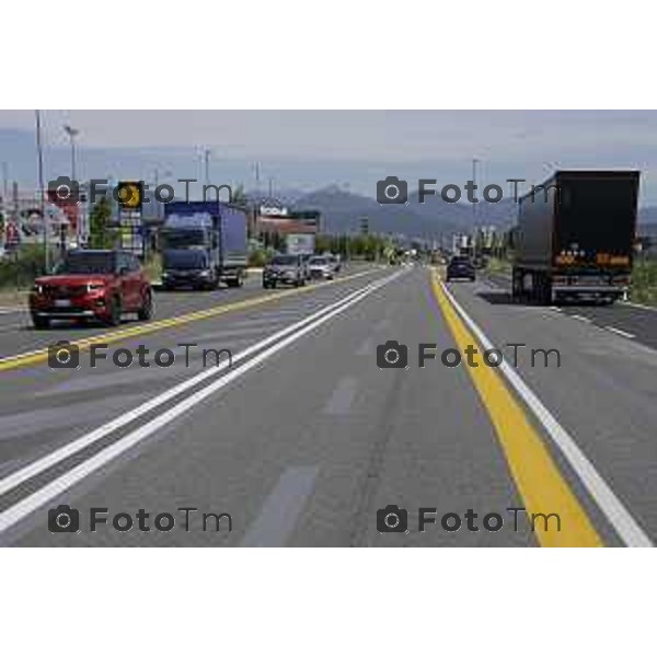 Bergamo Bergamo Tratta Ebrt da Bergamo a Dalmine. 8 luglio 2026 cronaca Bergamo Italia Foto Tiziano Manzoni Lapresse