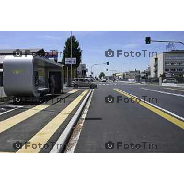 Bergamo Bergamo Tratta Ebrt da Bergamo a Dalmine. 8 luglio 2026 cronaca Bergamo Italia Foto Tiziano Manzoni Lapresse