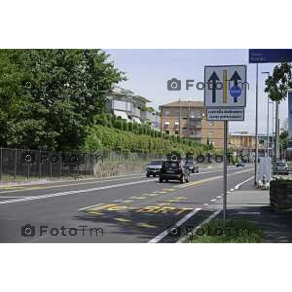 Bergamo Bergamo Tratta Ebrt da Bergamo a Dalmine. 8 luglio 2026 cronaca Bergamo Italia Foto Tiziano Manzoni Lapresse