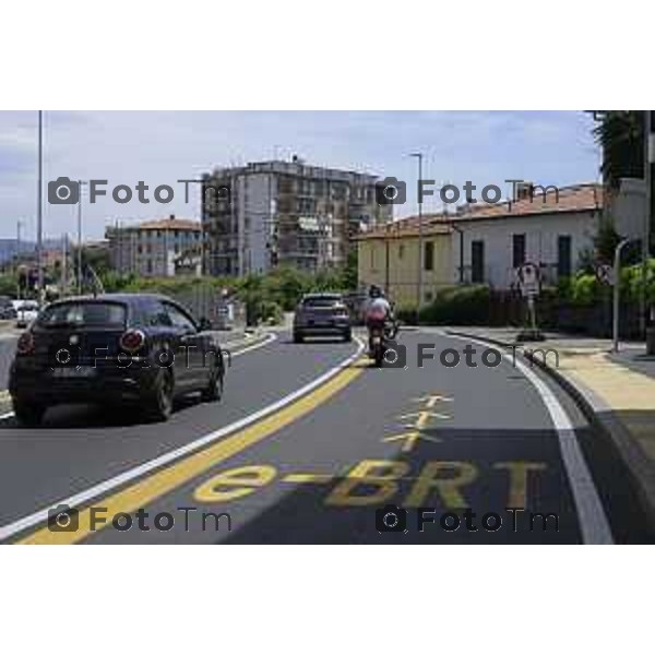 Bergamo Bergamo Tratta Ebrt da Bergamo a Dalmine. 8 luglio 2026 cronaca Bergamo Italia Foto Tiziano Manzoni Lapresse