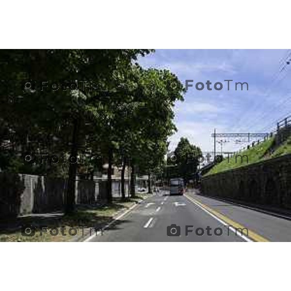 Bergamo Bergamo Tratta Ebrt da Bergamo a Dalmine. 8 luglio 2026 cronaca Bergamo Italia Foto Tiziano Manzoni Lapresse