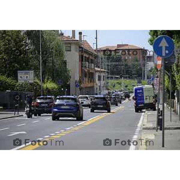 Bergamo Bergamo Tratta Ebrt da Bergamo a Dalmine. 8 luglio 2026 cronaca Bergamo Italia Foto Tiziano Manzoni Lapresse