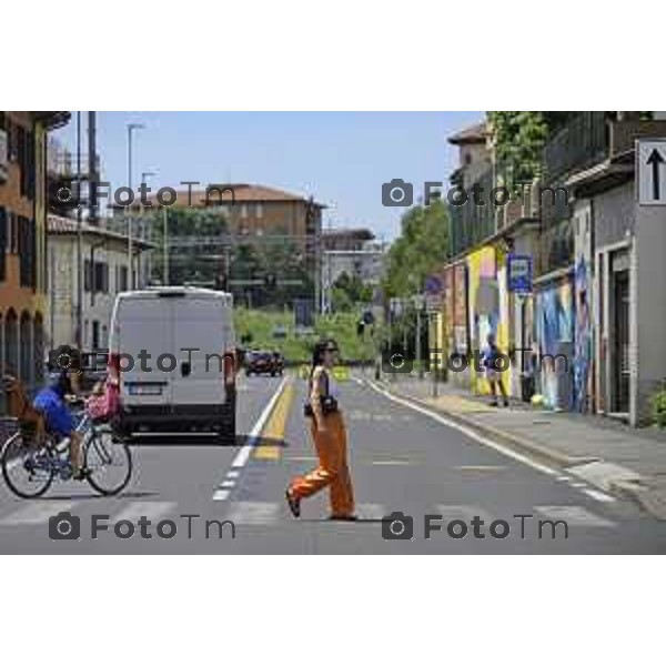 Bergamo Bergamo Tratta Ebrt da Bergamo a Dalmine. 8 luglio 2026 cronaca Bergamo Italia Foto Tiziano Manzoni Lapresse