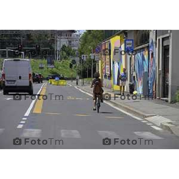 Bergamo Bergamo Tratta Ebrt da Bergamo a Dalmine. 8 luglio 2026 cronaca Bergamo Italia Foto Tiziano Manzoni Lapresse