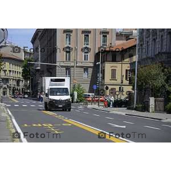 Bergamo Bergamo Tratta Ebrt da Bergamo a Dalmine. 8 luglio 2026 cronaca Bergamo Italia Foto Tiziano Manzoni Lapresse