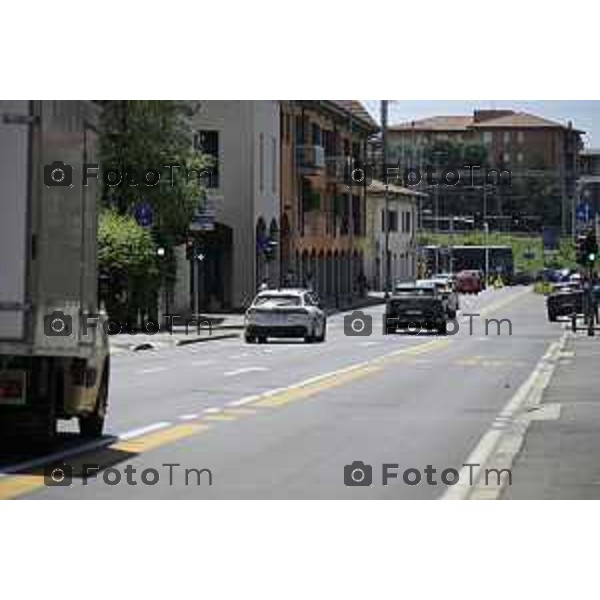 Bergamo Bergamo Tratta Ebrt da Bergamo a Dalmine. 8 luglio 2026 cronaca Bergamo Italia Foto Tiziano Manzoni Lapresse