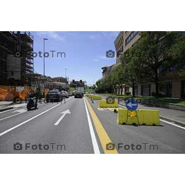 Bergamo Bergamo Tratta Ebrt da Bergamo a Dalmine. 8 luglio 2026 cronaca Bergamo Italia Foto Tiziano Manzoni Lapresse