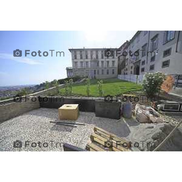 Bergamo parcheggio via porta dipinta cantiere 2026 cronaca Bergamo Italia Foto Tiziano Manzoni Lapresse