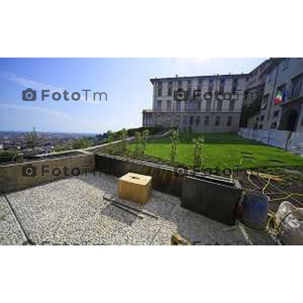 Bergamo parcheggio via porta dipinta cantiere 2026 cronaca Bergamo Italia Foto Tiziano Manzoni Lapresse