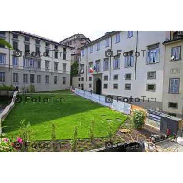 Bergamo parcheggio via porta dipinta cantiere 2026 cronaca Bergamo Italia Foto Tiziano Manzoni Lapresse