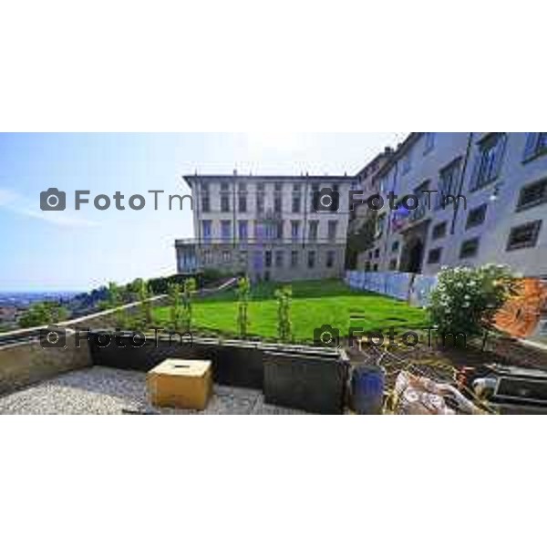 Bergamo parcheggio via porta dipinta cantiere 2026 cronaca Bergamo Italia Foto Tiziano Manzoni Lapresse