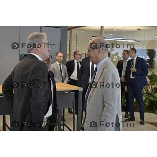Bergamo, sede dell’Associazione Compagnia delle Opere incontro dedicato alla filiera del “4+2” con il Ministro dell’Istruzione Giuseppe Valditara. 13 LUGLIO cronaca Bergamo Italia Foto Tiziano Manzoni Lapresse