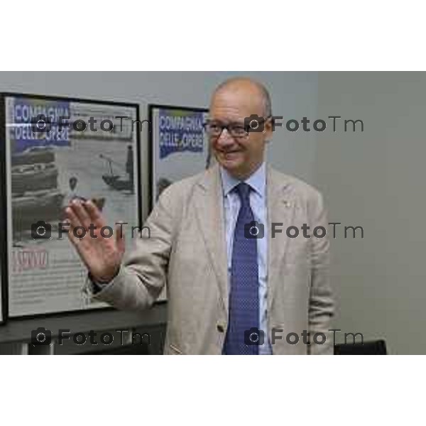 Bergamo, sede dell’Associazione Compagnia delle Opere incontro dedicato alla filiera del “4+2” con il Ministro dell’Istruzione Giuseppe Valditara. 13 LUGLIO cronaca Bergamo Italia Foto Tiziano Manzoni Lapresse