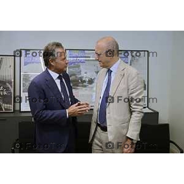 Bergamo, sede dell’Associazione Compagnia delle Opere incontro dedicato alla filiera del “4+2” con il Ministro dell’Istruzione Giuseppe Valditara. 13 LUGLIO cronaca Bergamo Italia Foto Tiziano Manzoni Lapresse