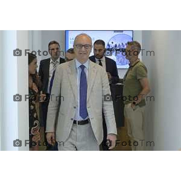 Bergamo, sede dell’Associazione Compagnia delle Opere incontro dedicato alla filiera del “4+2” con il Ministro dell’Istruzione Giuseppe Valditara. 13 LUGLIO cronaca Bergamo Italia Foto Tiziano Manzoni Lapresse