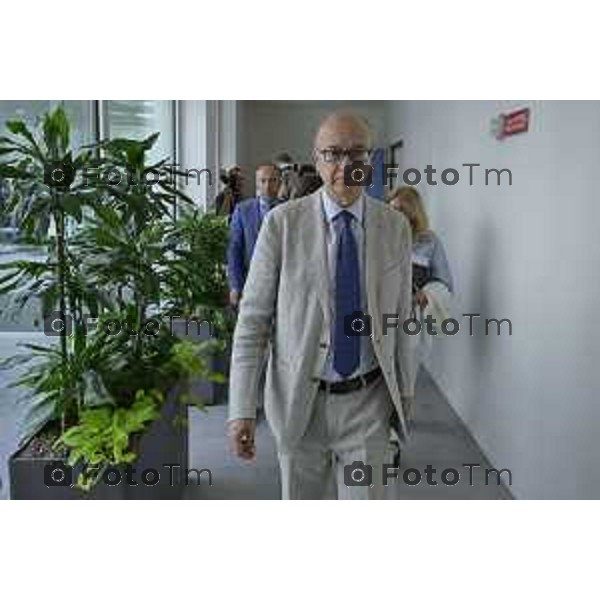 Bergamo, sede dell’Associazione Compagnia delle Opere incontro dedicato alla filiera del “4+2” con il Ministro dell’Istruzione Giuseppe Valditara. 13 LUGLIO cronaca Bergamo Italia Foto Tiziano Manzoni Lapresse