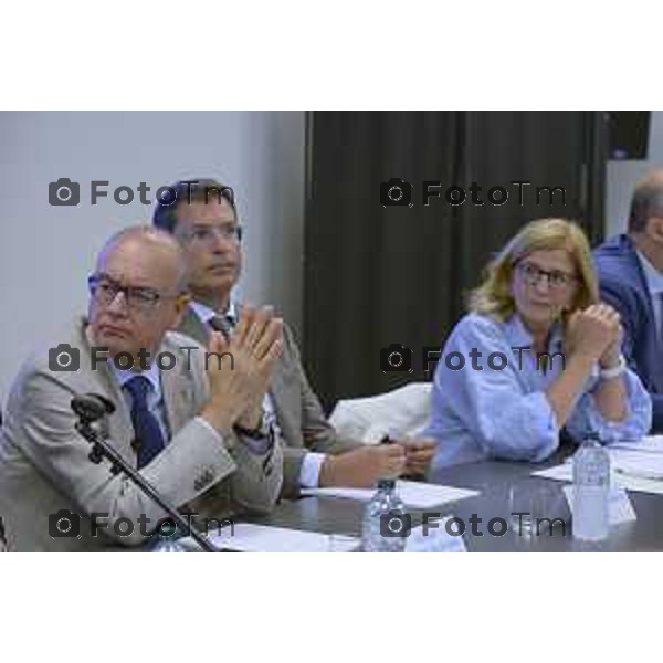 Bergamo, sede dell’Associazione Compagnia delle Opere incontro dedicato alla filiera del “4+2” con il Ministro dell’Istruzione Giuseppe Valditara. 13 LUGLIO cronaca Bergamo Italia Foto Tiziano Manzoni Lapresse