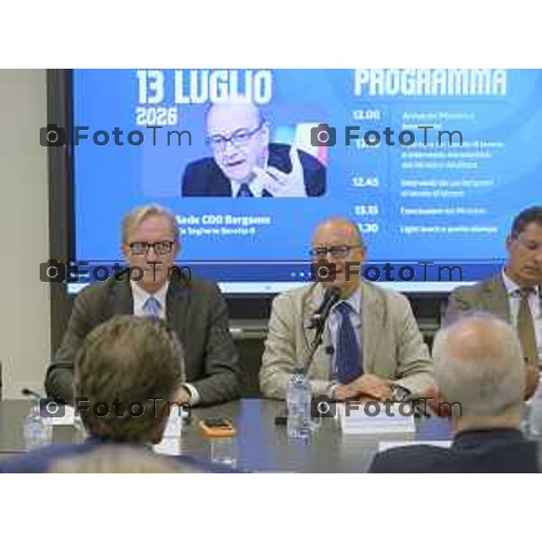 Bergamo, sede dell’Associazione Compagnia delle Opere incontro dedicato alla filiera del “4+2” con il Ministro dell’Istruzione Giuseppe Valditara. 13 LUGLIO cronaca Bergamo Italia Foto Tiziano Manzoni Lapresse