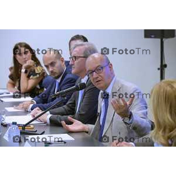 Bergamo, sede dell’Associazione Compagnia delle Opere incontro dedicato alla filiera del “4+2” con il Ministro dell’Istruzione Giuseppe Valditara. 13 LUGLIO cronaca Bergamo Italia Foto Tiziano Manzoni Lapresse