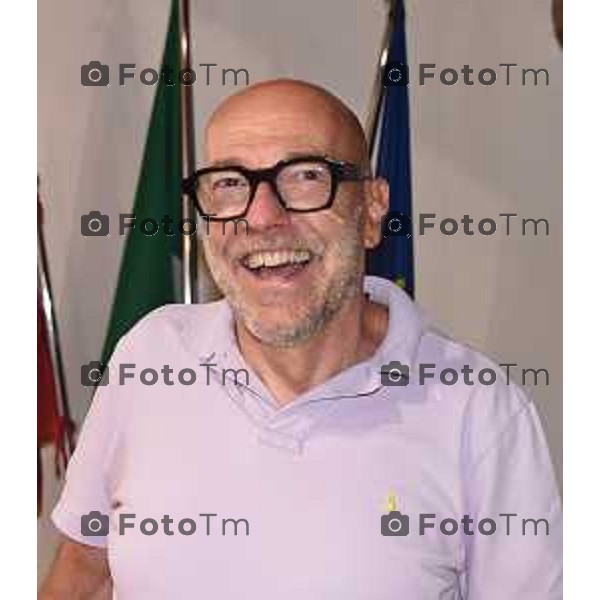 Bergamo Bergamo ATB SpA conferenza stampa presentazione nuovo assetto delle linee al sistema dell’e-BRT Vezio Guidobono, città provincia italia 14 luglio 2026 cronaca Bergamo Italia Foto Tiziano Manzoni Lapresse