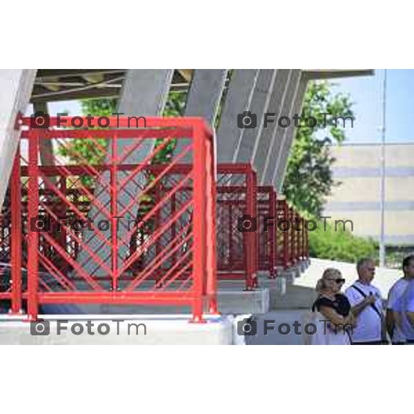 Bergamo , presentazione conclusione dei lavori del Nuovo Centro di Raccolta Differenziata e del Centro del Riuso 15 luglio 2026 cronaca Bergamo Italia Foto Tiziano Manzoni Lapresse