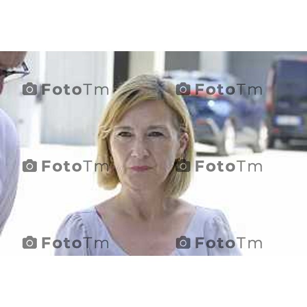 Bergamo , presentazione conclusione dei lavori del Nuovo Centro di Raccolta Differenziata e del Centro del Riuso 15 luglio 2026 cronaca Bergamo Italia Foto Tiziano Manzoni Lapresse
