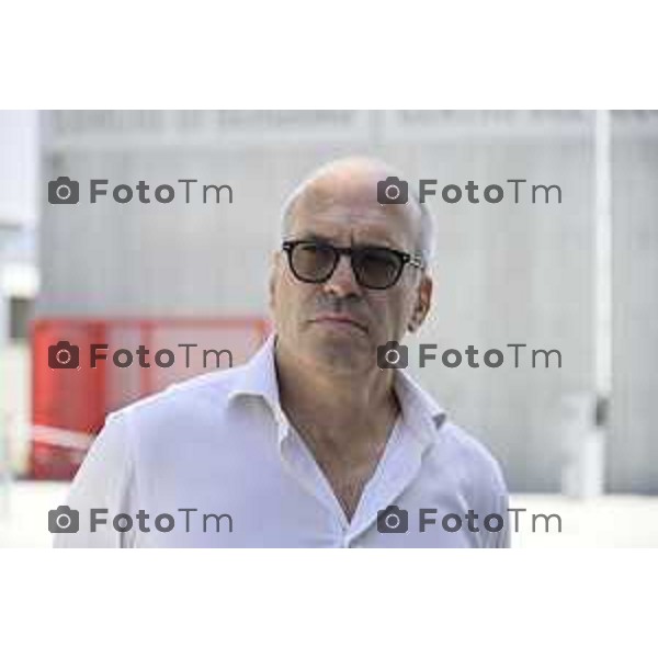Bergamo , presentazione conclusione dei lavori del Nuovo Centro di Raccolta Differenziata e del Centro del Riuso 15 luglio 2026 cronaca Bergamo Italia Foto Tiziano Manzoni Lapresse