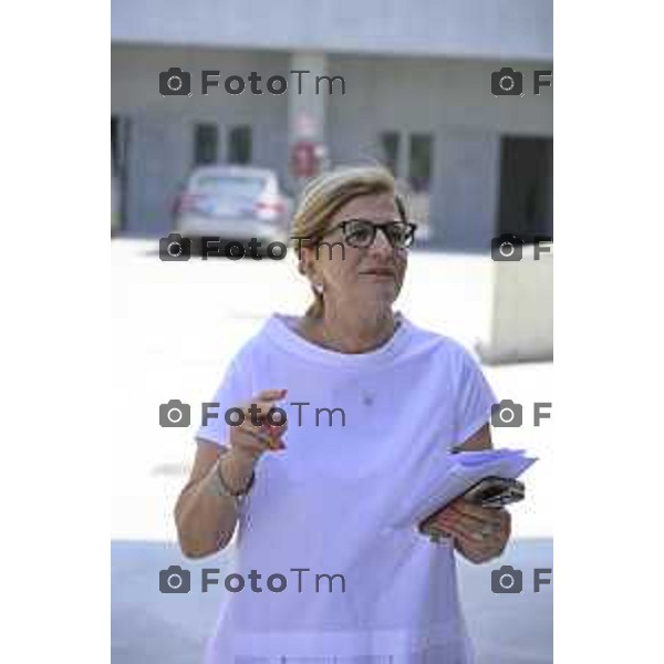 Bergamo , presentazione conclusione dei lavori del Nuovo Centro di Raccolta Differenziata e del Centro del Riuso 15 luglio 2026 cronaca Bergamo Italia Foto Tiziano Manzoni Lapresse