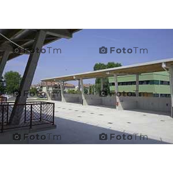 Bergamo , presentazione conclusione dei lavori del Nuovo Centro di Raccolta Differenziata e del Centro del Riuso 15 luglio 2026 cronaca Bergamo Italia Foto Tiziano Manzoni Lapresse