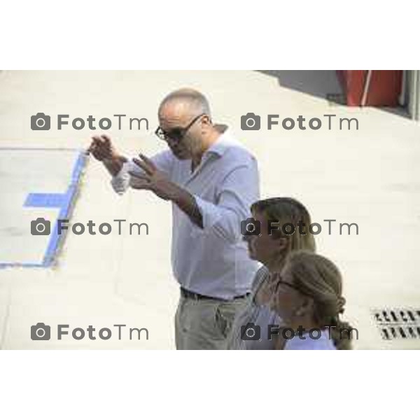Bergamo , presentazione conclusione dei lavori del Nuovo Centro di Raccolta Differenziata e del Centro del Riuso 15 luglio 2026 cronaca Bergamo Italia Foto Tiziano Manzoni Lapresse