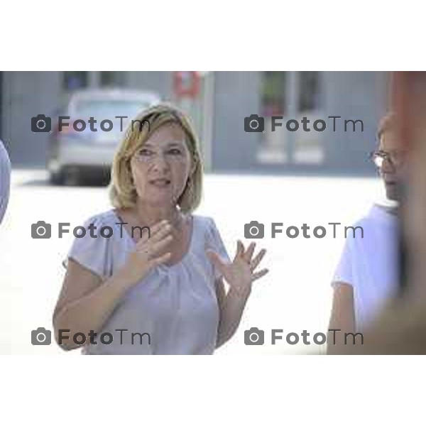 Bergamo , presentazione conclusione dei lavori del Nuovo Centro di Raccolta Differenziata e del Centro del Riuso 15 luglio 2026 cronaca Bergamo Italia Foto Tiziano Manzoni Lapresse