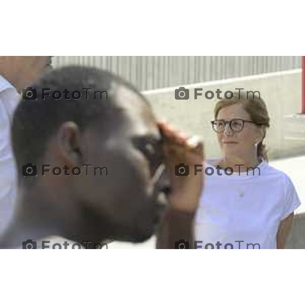 Bergamo , presentazione conclusione dei lavori del Nuovo Centro di Raccolta Differenziata e del Centro del Riuso 15 luglio 2026 cronaca Bergamo Italia Foto Tiziano Manzoni Lapresse