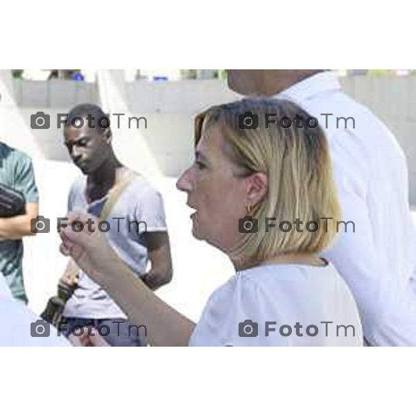 Bergamo , presentazione conclusione dei lavori del Nuovo Centro di Raccolta Differenziata e del Centro del Riuso 15 luglio 2026 cronaca Bergamo Italia Foto Tiziano Manzoni Lapresse