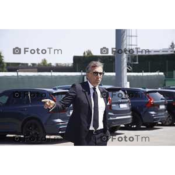 Atalanta Cristiano Giuntoli during the soccer match. Campionato serie A Tim 6-27 between at the New Training Center Cesare e Achille Bortolotti. Zingonia , north west Italy - Gloved 16 Luglio 2026. Sport - Soccer . Photo by Alberto Marianii