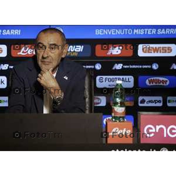 Atalanta Presentazione allenatore Maurizio Sarri during the soccer match. Campionato serie A Tim 6-27 between at the New Training Center Cesare e Achille Bortolotti. Zingonia , north west Italy - Gloved 16 Luglio 2026. Sport - Soccer . Photo by Alberto Marianii
