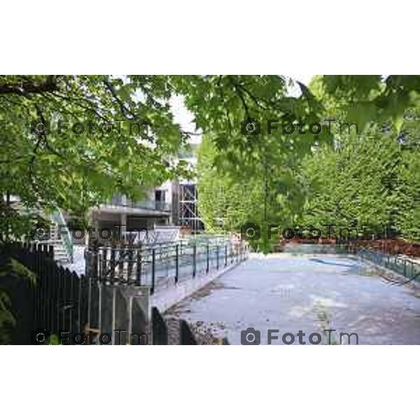 Bergamo cantiere piscine italcementi 23 luglio 2026 cronaca Bergamo Italia Foto Tiziano Manzoni Lapresse