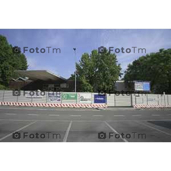 Bergamo cantiere piscine italcementi 23 luglio 2026 cronaca Bergamo Italia Foto Tiziano Manzoni Lapresse