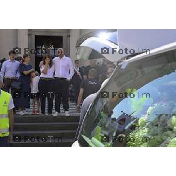 Suisio funerale Alice Ferrari risucchiata da un bocchettone della piscina Sestri Levante 24 lluglio 2026 cronaca Bergamo Italia Foto Tiziano Manzoni Lapresse