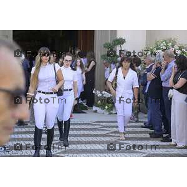 Suisio funerale Alice Ferrari risucchiata da un bocchettone della piscina Sestri Levante 24 lluglio 2026 cronaca Bergamo Italia Foto Tiziano Manzoni Lapresse