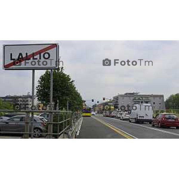 Bergamo viaggio inaugurale del nuovoEBRT elettrico dal capolinea dell\'e-BRT ( fronte alla Stazione Autolinee). a bordo del nuovo autobus tram su gomma. 28 luglio 2026 cronaca Bergamo Italia Foto Tiziano Manzoni Lapresse