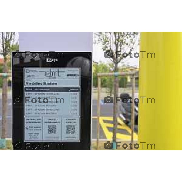 Bergamo viaggio inaugurale del nuovoEBRT elettrico dal capolinea dell\'e-BRT ( fronte alla Stazione Autolinee). a bordo del nuovo autobus tram su gomma. 28 luglio 2026 cronaca Bergamo Italia Foto Tiziano Manzoni Lapresse