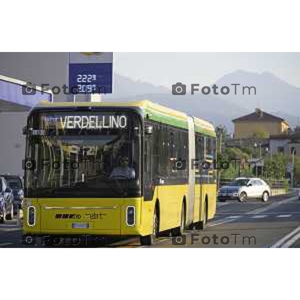 Bergamo 14 Settembre primo giorno di scuola con eBRT 525 Lallio Bergamo 14 settembre 2026 cronaca Bergamo Italia Foto Tiziano Manzoni Lapresse