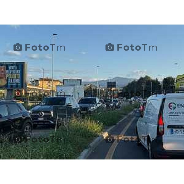 Bergamo 14 Settembre primo giorno di scuola con eBRT 525 Lallio Bergamo 14 settembre 2026 cronaca Bergamo Italia Foto Tiziano Manzoni Lapresse