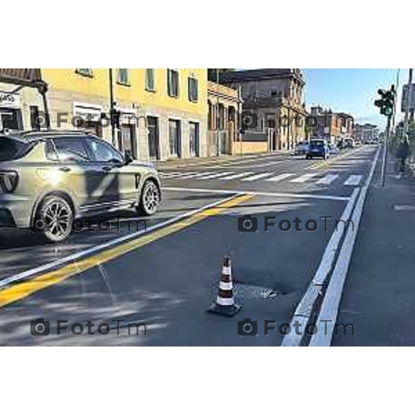 Bergamo 14 Settembre primo giorno di scuola con eBRT 525 Lallio Bergamo 14 settembre 2026 cronaca Bergamo Italia Foto Tiziano Manzoni Lapresse