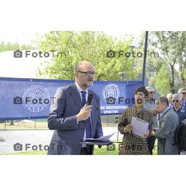Bergamo | Inaugurazione nuovo Centro Universitario Sportivo di Loreto 15 settembre 2026 cronaca Bergamo Italia Foto Tiziano Manzoni Lapresse